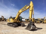 Back of used Komatsu in yard,Back of used Excavator in yard for sale,Used Excavator for Sale